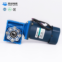 Moteur AC 200W avec réducteur à vis sans fin à verrouillage automatique en cas de coupure de courant et contrôleur de vitesse, adapté aux équipements de transmission de convoyeurs