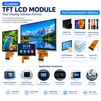 Module d'affichage LCD personnalisé, écran TFT, solution OEM ODM pour les systèmes de contrôle