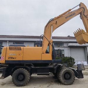 Excavadora de cadenas Hyundai R210w-7 usada, casi nueva, de 21 toneladas, motor original, control PLC, mejor rendimiento, en venta. - Product Image 2