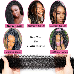 Trenzas Afro <span class=keywords><strong>Xin</strong></span> Si, Trenzas de Ganchillo Marely, Trenzas Afro Spring Kinky Twist - Product Image 4