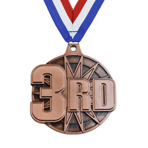 Placa de trofeo de Metal de aleación de Zinc a precio directo de fábrica, chapado en oro, carrera, Maratón, baloncesto, <span class=keywords><strong>boxeo</strong></span>, ganador, deportes, medallas con logotipo personalizado - Product Image 5