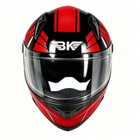 Casques de moto intégraux à LED en promotion, taille unique, pour adultes, accessoires pour motos