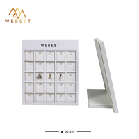 Webest Présentoir à bijoux blanc Présentoir à bijoux pour exposition