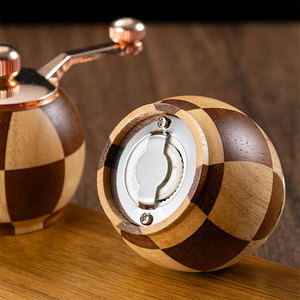 FLYWOD Macina Spezie da Cucina in Legno di Acacia, Macina Sale e Pepe a Scacchiera in Legno di Acacia - Product Image 5