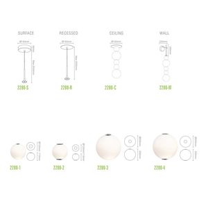 Lámpara colgante de bola de cristal DIY de estilo moderno de alta calidad para decoración interior 2280 - Product Image 6