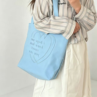Sac de shopping en toile de coton imprimé avec logo personnalisé, sac fourre-tout tendance et durable avec logo brodé pour le shopping
