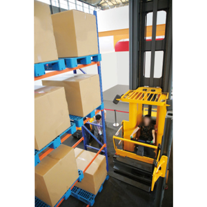 Batería Mini Stand up Carretilla elevadora estrecha Conducción Camión de alcance eléctrico para funcionamiento de pasillo muy estrecho Man-Up de 1,5 toneladas - Product Image 6