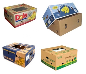 Hộp Vận Chuyển Trái Cây Gợn Sóng Mạnh Mẽ In Hình Tùy Chỉnh Hộp Đóng Gói Chất Lượng Xuất Khẩu Chuối - Product Image 1