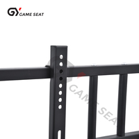 Support de sol pour écran LCD TV GY061, idéal pour simulateur de conduite et de course, compatible avec toutes les tailles VESA