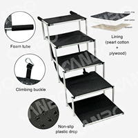 Rampe pliable extra large pour chien, pour porte latérale de voiture, rampe extérieure pour escalier, pour chiens de grande race