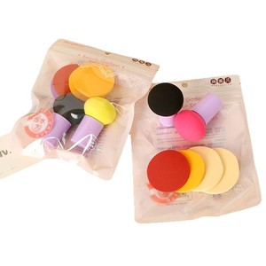 Set de Esponjas de Maquillaje Beauty Gadgets, 2 Piezas, Forma Redonda, Doble Uso para Aplicación y Difuminado Facial - Product Image 4