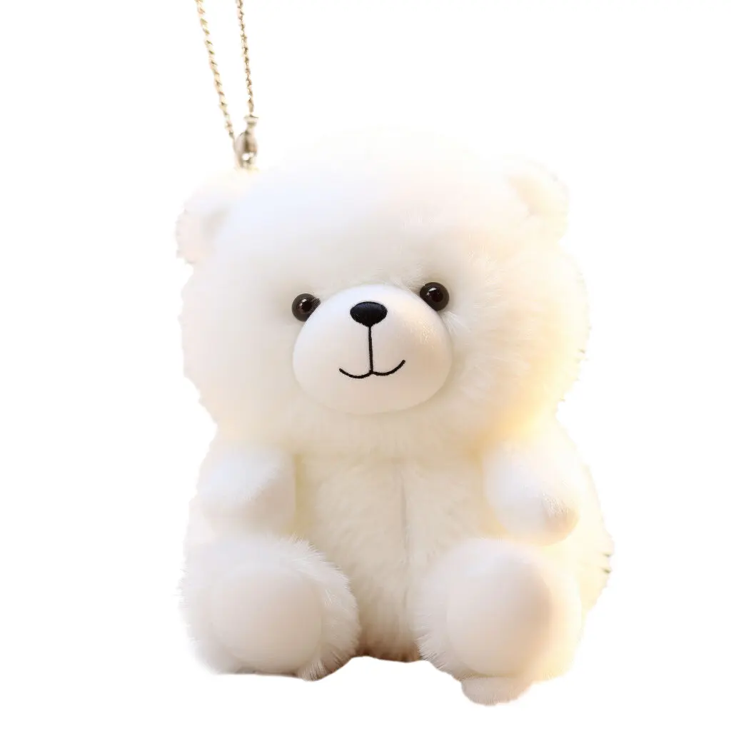 Porte-clés pendentif peluche animal en peluche 8 10 12 15 18cm