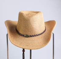 Vente en gros de chapeaux de cowboy mexicain pour adultes Chapeaux de sauveteur Sombrero pour hommes fabriqués à la main