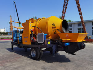 Prix usine Bétonnière Camion Pompe Hydraulique Diesel Bétonnière Pompe Pour Le Marché Mondial - Product Image 4