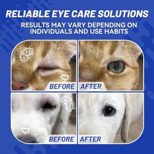 Solution de lavage oculaire pour animaux de compagnie nettoyant pour les taches de larmes gouttes pour les <span class=keywords><strong>yeux</strong></span> pour chiens et chats - Product Image 4