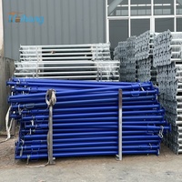Étais de construction réglables pour revêtements de sol, étais réglables pour coffrage mural en béton, étais en acier réglables, lot de 100 pièces
