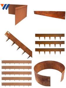 รั้วเหล็กตกแต่งขอบสวน YW Hardware ความยาว 10 เมตร สีดำ ป้องกันการรั่วซึม สำหรับจัดสวน ทำจากเหล็กชุบสังกะสี - Product Image 4