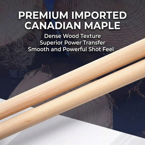 Taco <span class=keywords><strong>de</strong></span> <span class=keywords><strong>billar</strong></span> premium <span class=keywords><strong>de</strong></span> arce canadiense <span class=keywords><strong>de</strong></span> 1/2 pieza con acabado <span class=keywords><strong>de</strong></span> pintura texturizada y agarre, para <span class=keywords><strong>billar</strong></span> <span class=keywords><strong>de</strong></span> 8 y 9 <span class=keywords><strong>bolas</strong></span> - Product Image 4