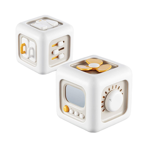 MILI Cubo Sensoriale 6 in 1, Giocattolo Educativo in Plastica <span class=keywords><strong>Montessori</strong></span> per Bambini e Neonati, Modello Unisex 308A - Product Image 1