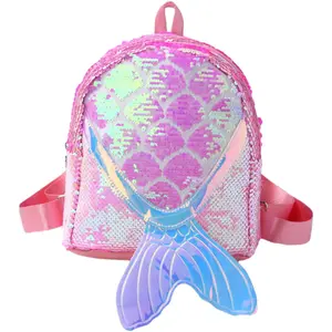 2021 Koreaanse Mode Kinderen Rugzak Mermaid Laser Sequin Bag Kinderen Rugzak