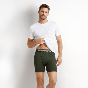 Calzoncillos bóxer FOXA para hombre, de algodón elástico, paquete de 4, cintura media, ropa interior transpirable para hombre - Product Image 1