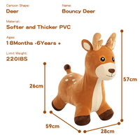Jouet gonflable de haute qualité OEM ODM pour enfants avec pompe d'équilibre d'exercice en peluche pour les tout-petits