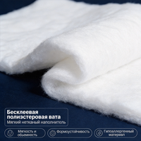 Rouleau de rembourrage en polyester thermocollé 200 GSM, garnissage en fibres douces pour matelassage, vestes, couettes, isolation thermique