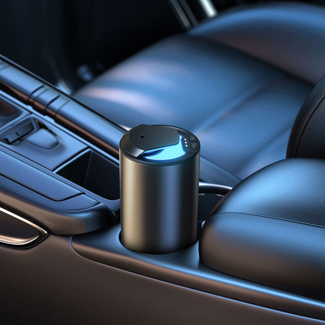 SCENTA Portable Smart Air Freshener Scent Diffuser,Rechargeable Mini Waterless Pure Essential Oil Car Aroma Humidifier Diffuser