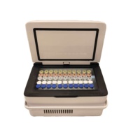 Mini-réfrigérateur de voyage intelligent pour peptides et cosmétiques, 7800 mAh, 3 ml, 55 flacons, 0-18 degrés, congélateur médical