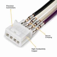 Kabel Harness Presisi PH2.0 Inti Tembaga 2-12Pin PVC/Nylon untuk Peralatan Komunikasi Perangkat Elektronik Industri