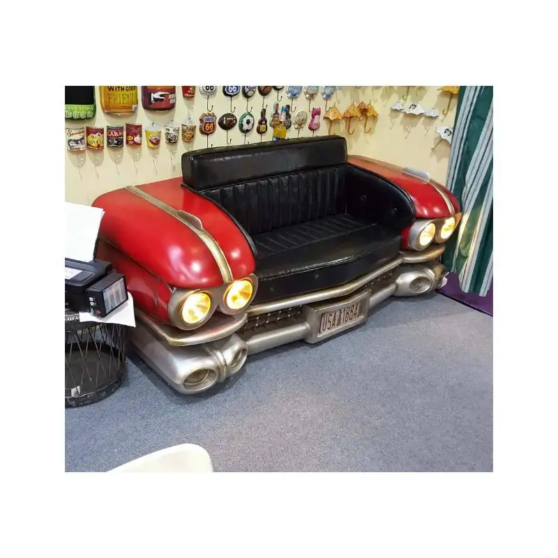 2024 Newest customize car head punk bar decoration Europe Retro Old Car Model diy home decor car Living Room Couch