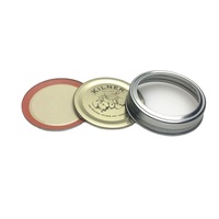 Pot en maçon personnalisé pour intérieur, avec couvercles de fermeture en canette, 4oz 8oz 12oz 16oz 24oz, 10 pièces