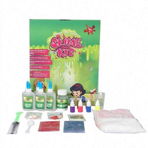 New Arrival Colourful Non Borax DIY Glue <b>Slime</b> Making Kit with Plastic Clay and Resin for Kids Non Toxic - Product Image 1