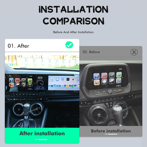 Autoradio à double écran tactile 26 pouces pour Chevrolet Camaro 2016-2025, dernier modèle Android Auto, système multimédia, navigation GPS, lecteur vidéo - Product Image 2