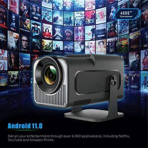 Projecteur de cinéma maison HY320 Full Hd, mini projecteurs intelligents Android, projecteur 4K portable de voyage en plein air HY320, vente en gros - Product Image 3