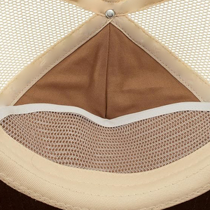 Casquette de camionneur de haute qualité avec logo personnalisé pour hommes, 5 panneaux, broderie sportive, dos en maille, bande latérale, corde, casquettes de camionneur - Product Image 4