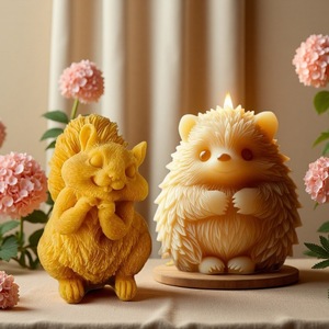 Cartoon Animal Shaped Scented <b>Candle</b> Silicone <b>Mold</b> DIY Craft Plaster <b>Molds</b> For <b>Candle</b> Making - Product Image 1