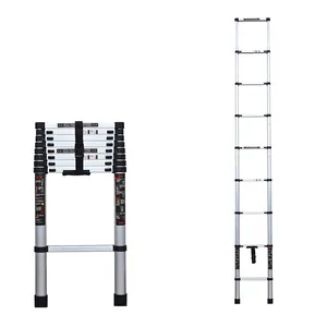 Precio sorpresa de diseño moderno Escalera telescópica de escalada recta certificada CE para uso en exteriores industrial con aislamiento de aluminio