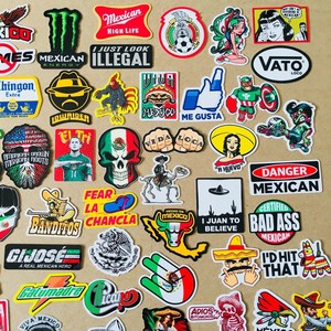 Pegatinas de Transferencia Térmica SUPER MEXICANAS, Pegatinas y Calcomanías para Camisetas y Gorras de MÉXICO, Pegatina de El Chapo, Zapata, Chupacabra, Guadalajara, Chingón - Product Image 6