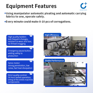 Machine à plisser et à coudre les rideaux entièrement automatique industrielle certifiée CE avec multi-tension (380V/110V/220V) - Product Image 5