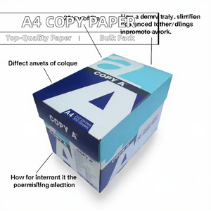 Tùy chỉnh màu trắng thư Kích thước 8.5x11 500 tờ văn phòng in ấn giấy 70gsm 80 GSM bản sao giấy trong ream bao bì carton - Product Image 3