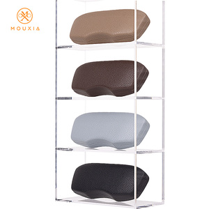 クラシックスタイルのポータブルアイアンハードケース、サングラスと光学眼鏡の保管用、保護機能付き - Product Image 1