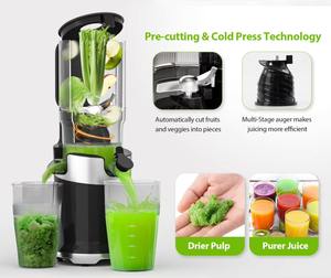 Extracteur de jus lent automatique JOYMI à lame en acier inoxydable, faible bruit, design portable, éjection de la pulpe, compatible lave-vaisselle - Product Image 5