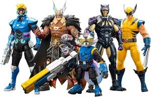 ฟิกเกอร์สะสมซีรีส์ซูเปอร์วอร์เกมของ ZD Toys ฟิกเกอร์แอคชั่นร็อคเก็ตแรคคูนสไตล์วิดีโอเกม ขนาด 1/10 สเกล 18 ซม./7 นิ้ว - Product Image 6