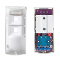 Détecteur de mouvement PIR filaire extérieur à micro-ondes avec immunité aux animaux jusqu'à 25 kg, coque de protection contre la pluie, DC12-24V, portée de détection 12 m, 110 degrés