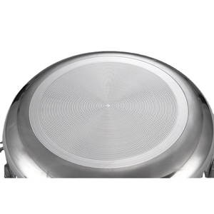 Stainless Steel Soup Pot With Lid 2.1-3L Capacity For Cooking And Steaming - Product Image 3