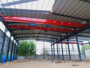 Nhà máy sản xuất thiết bị nâng trong nhà dầm đơn dầm động cơ điện điều khiển cầu trục trên không 5 tấn - Product Image 6