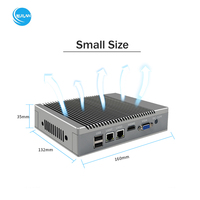OEM/ODM Mini Pc industriel Linux Ipctech Mini Pc industriel sans ventilateur Support pour ordinateur embarqué Mini Pcs en alliage d'aluminium personnalisé