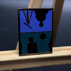 شارات بالمينا الصلبة بالليزر بتصميم إبداعي مخصص وشارات دبوس طية صدر من النحاس الأصفر والذهب والمعدن - Product Image 4