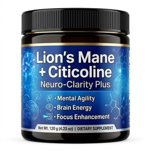 Polvo de Citicolina de Melena de León Personalizado al por Mayor Neuro-Clarity <span class=keywords><strong>Plus</strong></span>, Materia Prima Pura, Proveedor de Exportación - Product Image 1